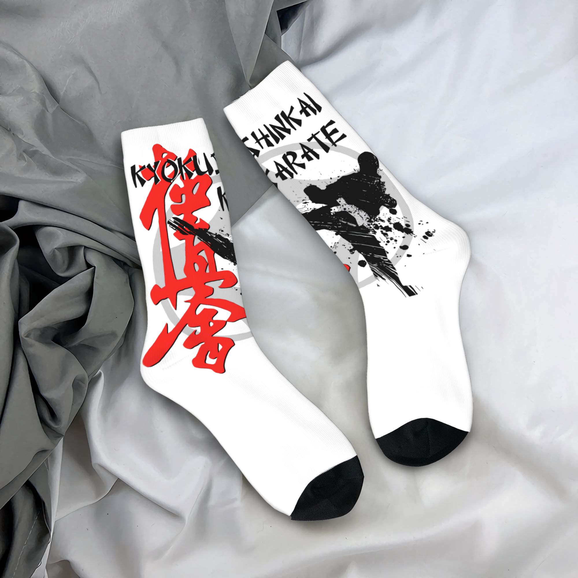 Dress Sock Men - 맞춤형 Kyokushi Karate 남성용 크루 양말
