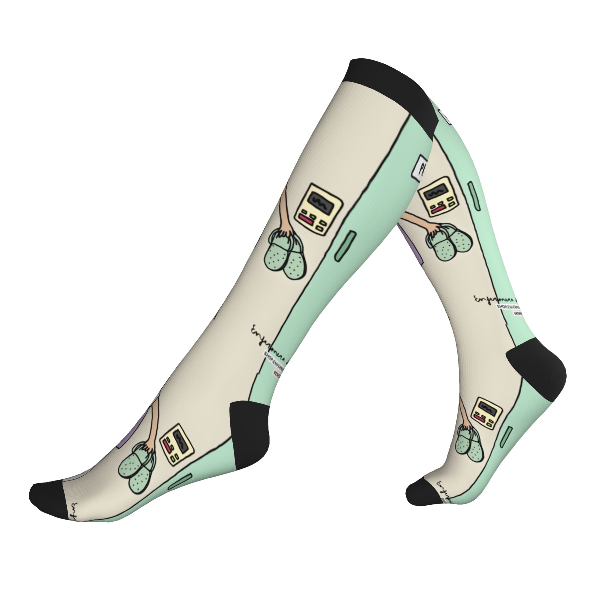 Compression Sock Medical - Enfermera En Apuros 의사 간호사 의료