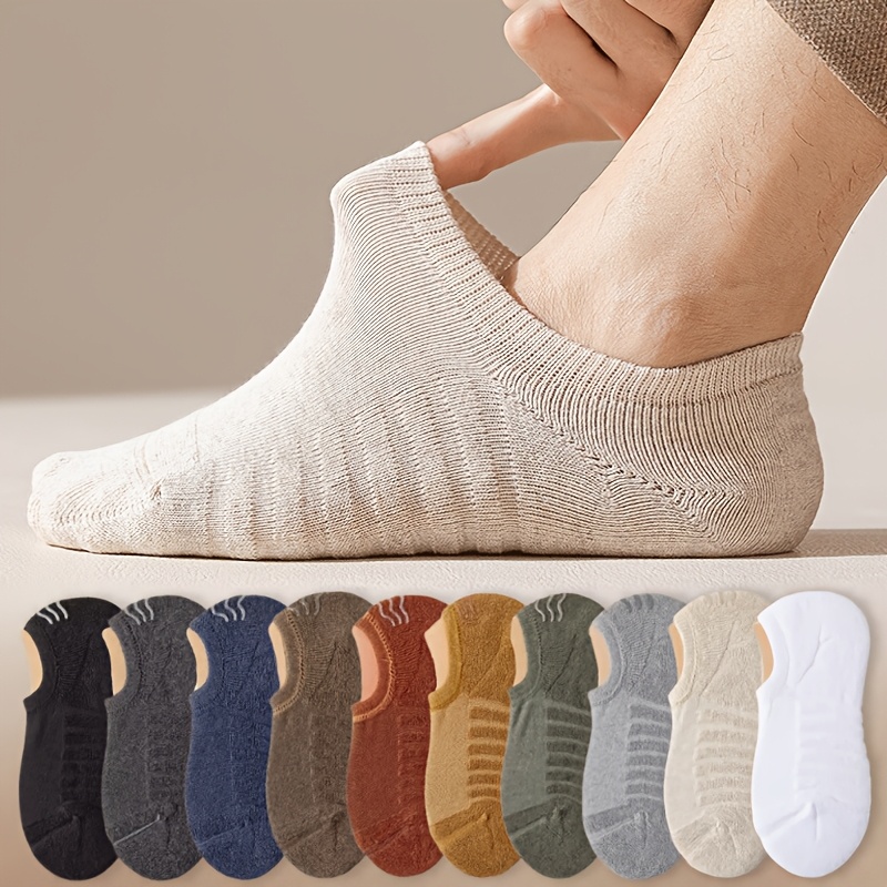 Invisibility Sock Loafer - 10 쌍 여름 남성 캐주얼 노