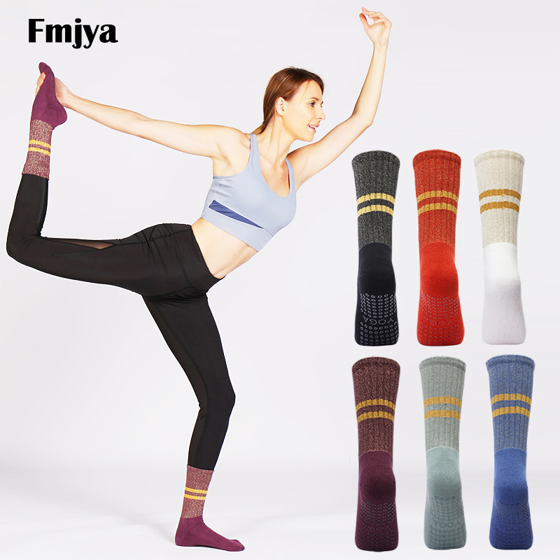 Grip Sock Yoga - 그립이있는 요가 양말 미끄럼 방지 중간