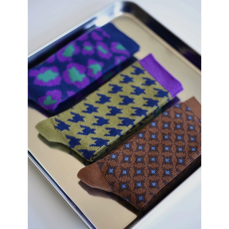 Cotton Crew Sock Pack - 여성용 크루 양말 미드 카프 양말