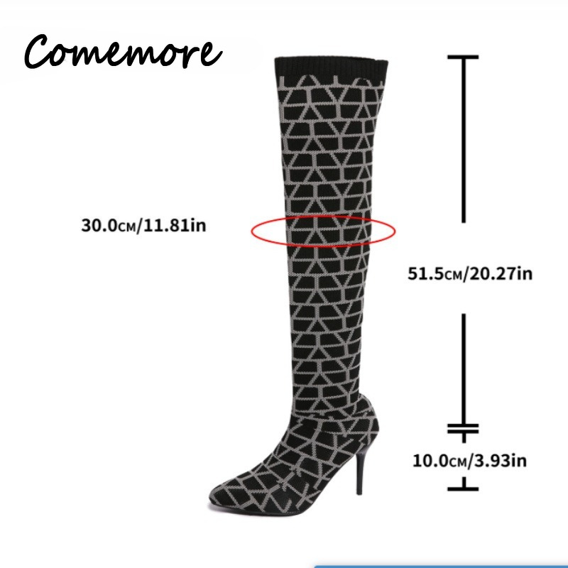 Comemore 여성용 2026 봄 가을 신상 니트 니 - Knee High Sock Women 리뷰 및 가격