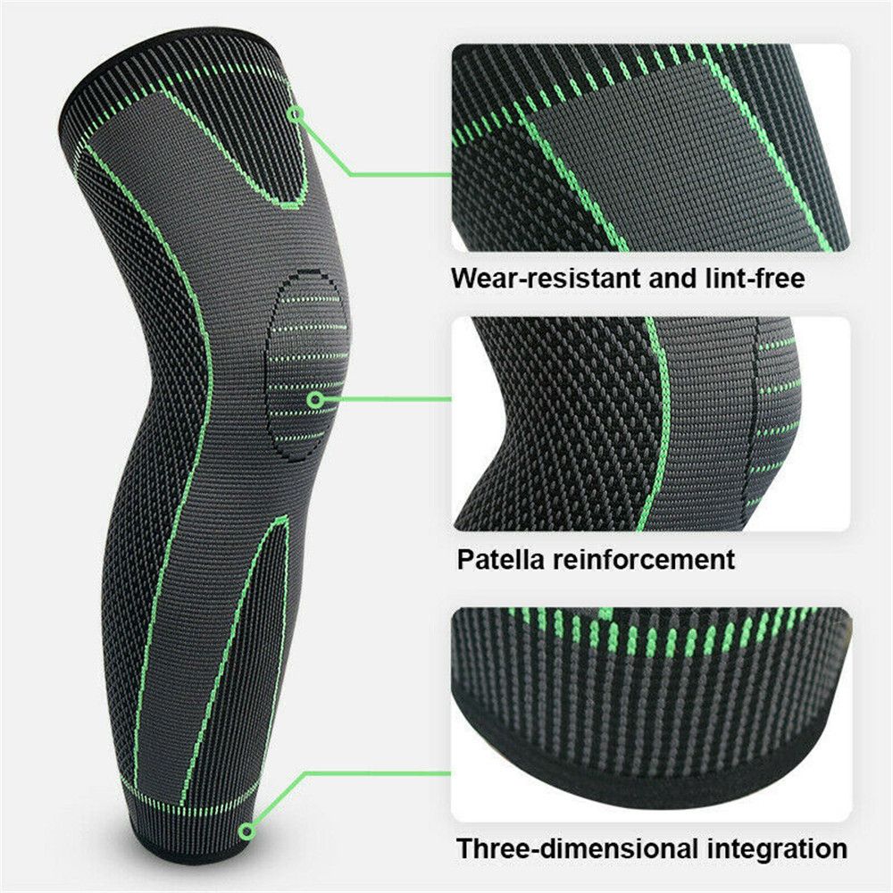 무릎 지원 버팀대 압축 긴 전체 다리 소매 관절염 달리 - Compression Sleeve Calf 리뷰 및 가격