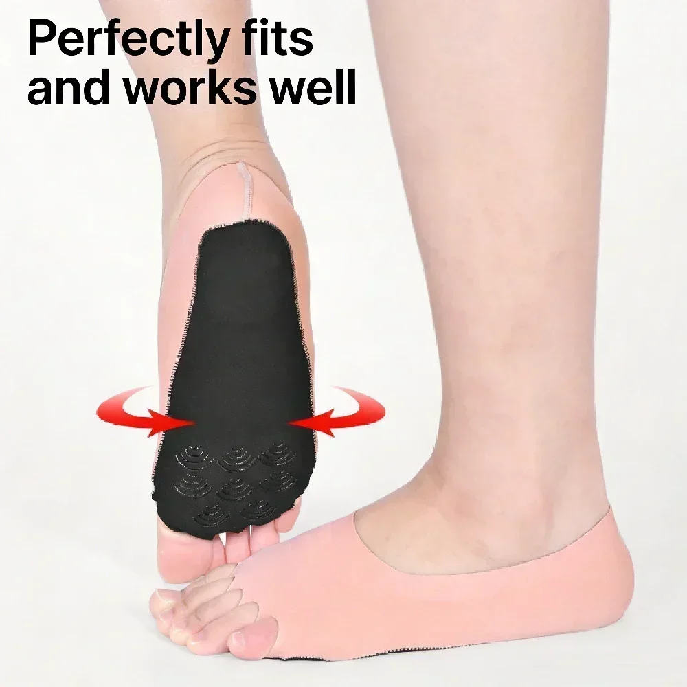 1쌍의 발가락 없는 요가 필라테스 양말, 미끄럼 방지  - Grip Sock Yoga 리뷰 및 가격