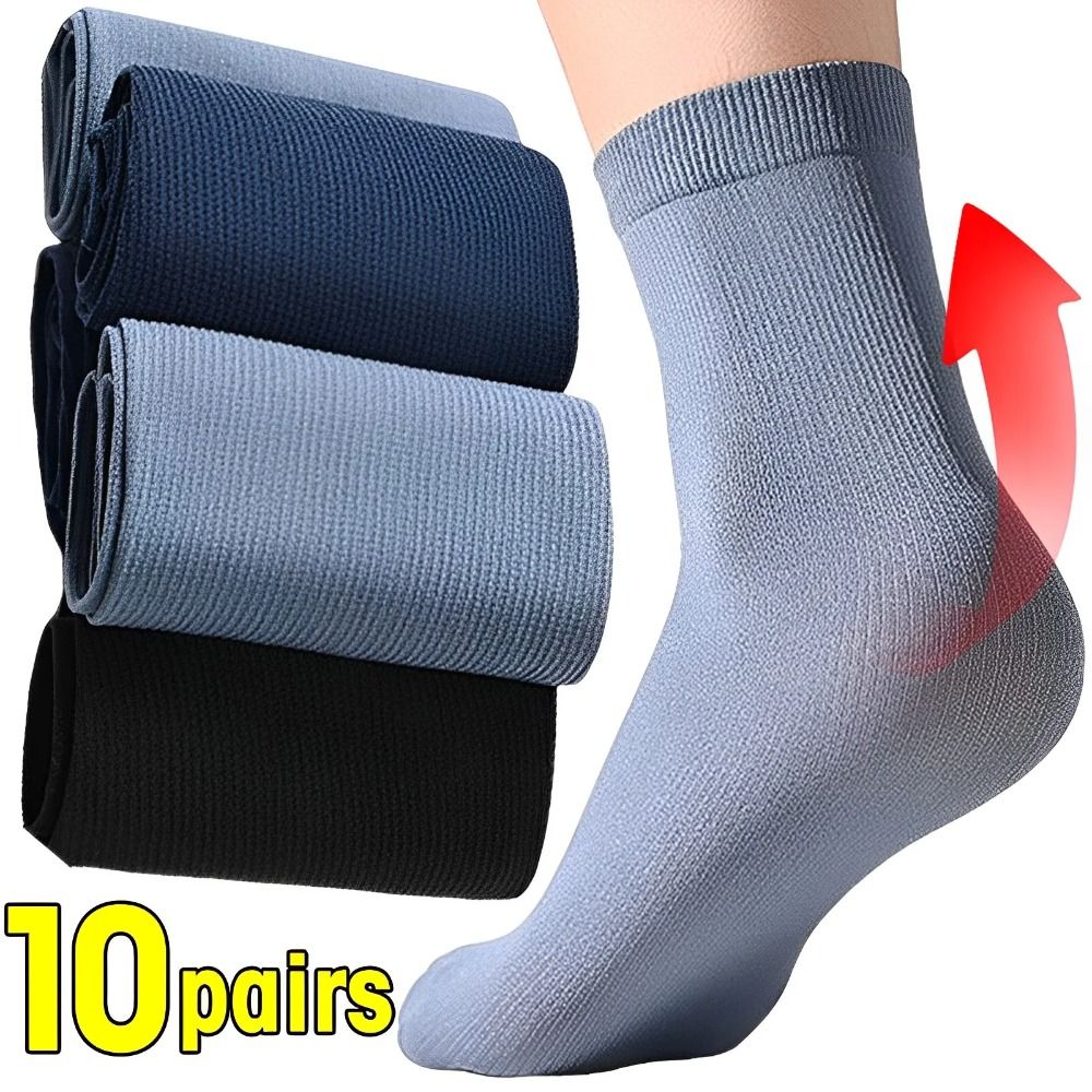 10 쌍 캐주얼 통기성 남성 얼음 실크 양말 부드러운  - Silk Sock Bamboo 리뷰 및 가격