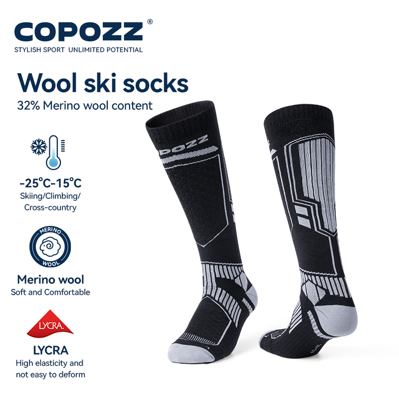 COPOZZ 메리노 울 겨울 스키 양말 남성 여성용 보 - Thermal Sock Winter 리뷰 및 가격