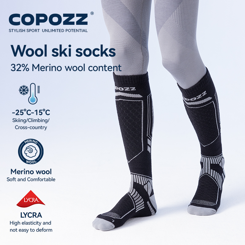 COPOZZ 메리노 울 겨울 스키 양말 남성 여성용 보 - Thermal Sock Winter 리뷰 및 가격