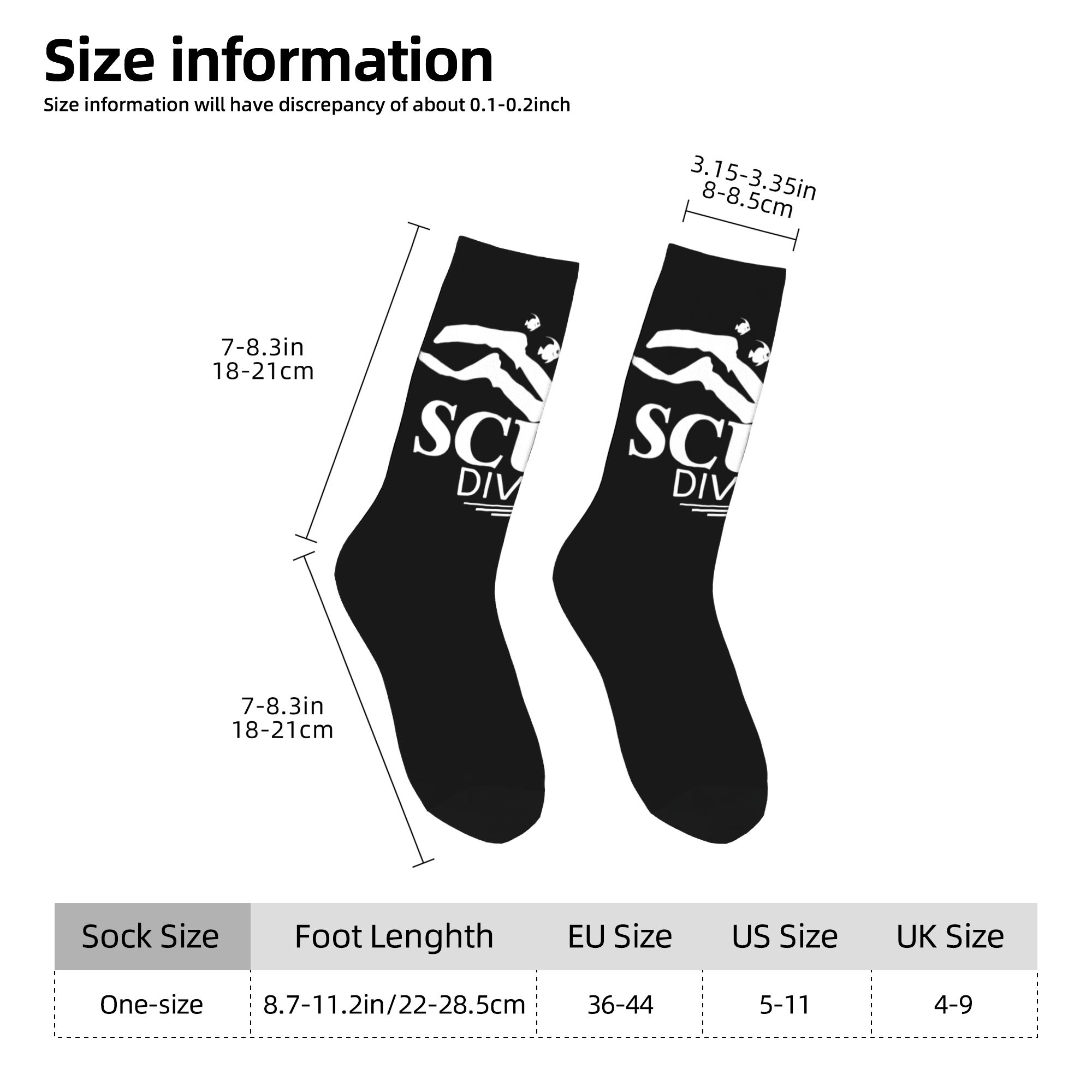 맞춤형 재미있는 스쿠버 다이빙 남녀 공용 크루 양말 유 - Dress Sock Men 리뷰 및 가격