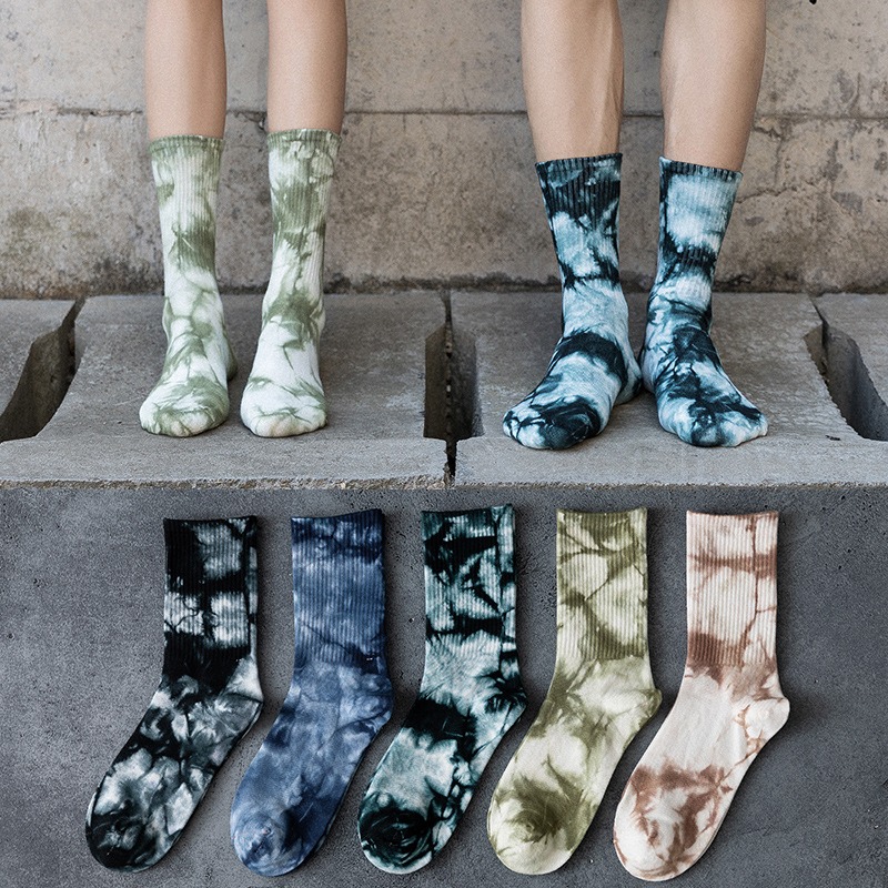 3 쌍 양말 남성용 스트리트웨어 볼텍스 타이 염색 스타 - Cotton Crew Sock Pack 리뷰 및 가격