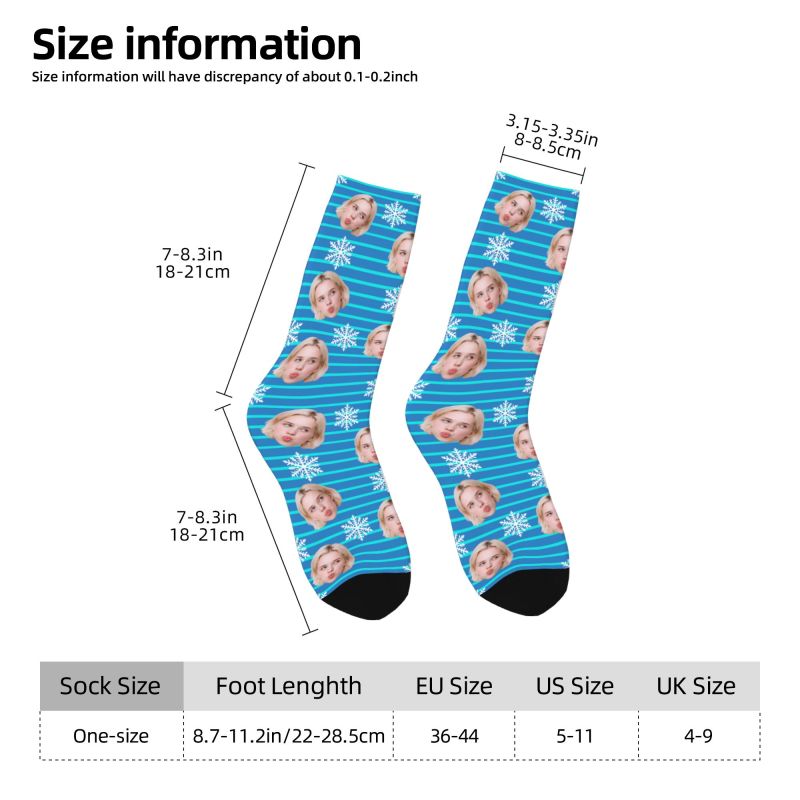 크리스마스 얼굴 사진 맞춤형 맞춤형 남성 여성 승무원  - Dress Sock Men 리뷰 및 가격