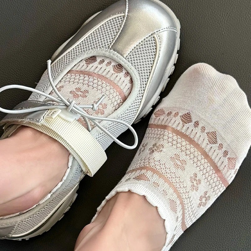 여성용 레이스 오픈워크 발레 양말, 보이지 않는 노쇼  - Invisibility Sock Loafer 리뷰 및 가격