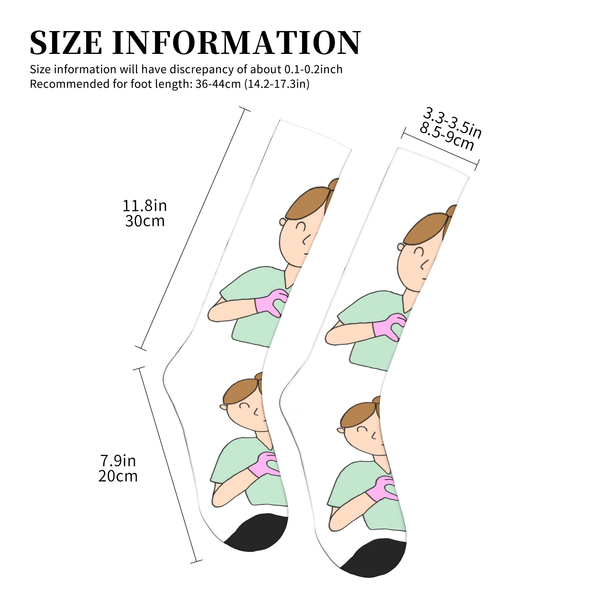 하라주쿠 의사 간호사 의료 의학 Enfermera En - Compression Sock Medical 리뷰 및 가격