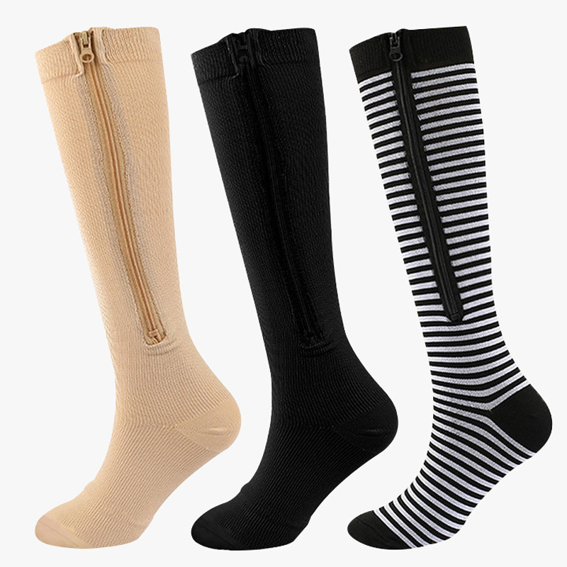 남녀공용 의료용 지퍼 압축 양말, 고탄력 나일론, 폐지 - Compression Sock Medical 리뷰 및 가격