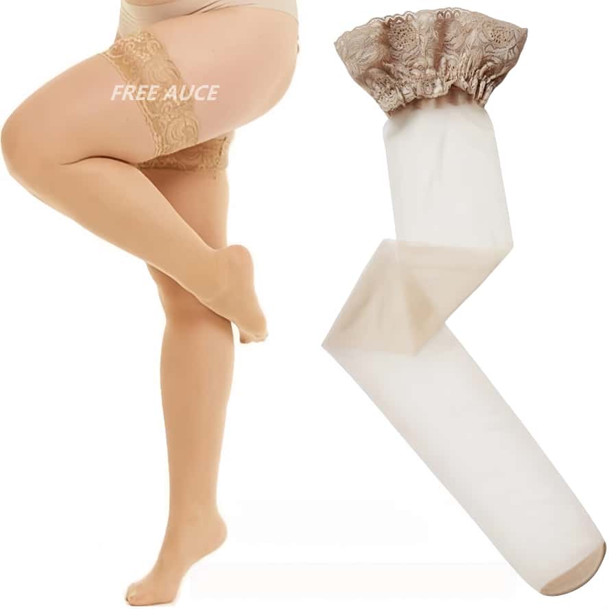 플러스 사이즈 여성용 바디 레이스 스타킹, 부드럽고 신 - Knee High Sock Women 리뷰 및 가격