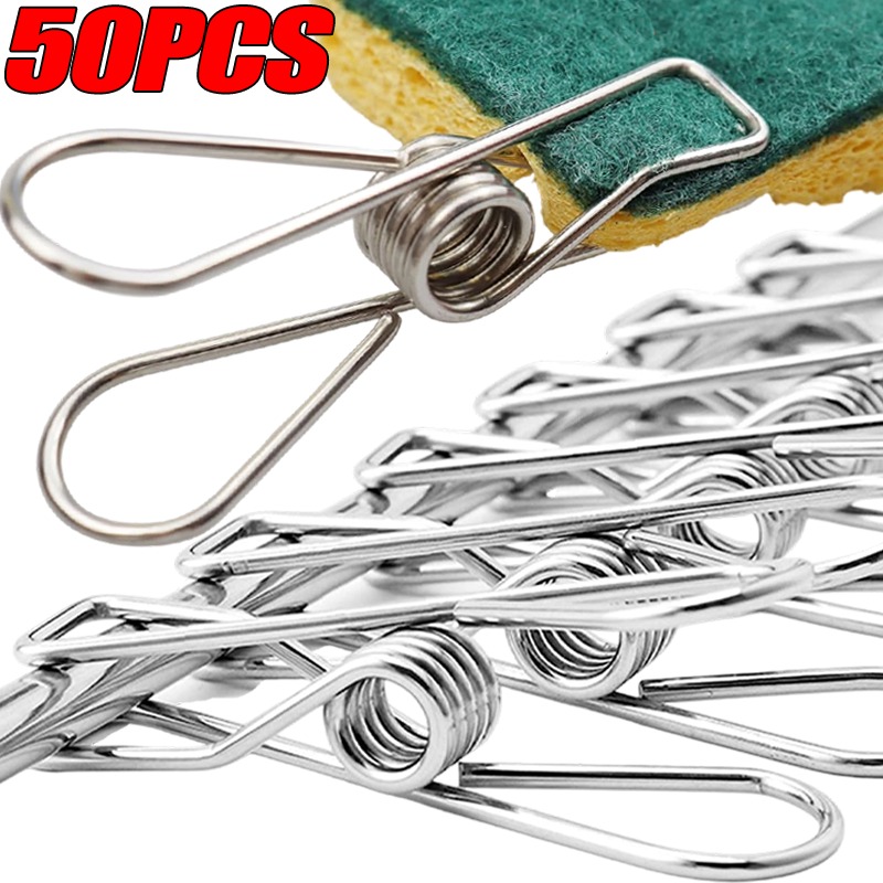 10/50개 스테인리스 스틸 클립 다용도 빨래집게 페그 - Sock Organizer Tray 리뷰 및 가격