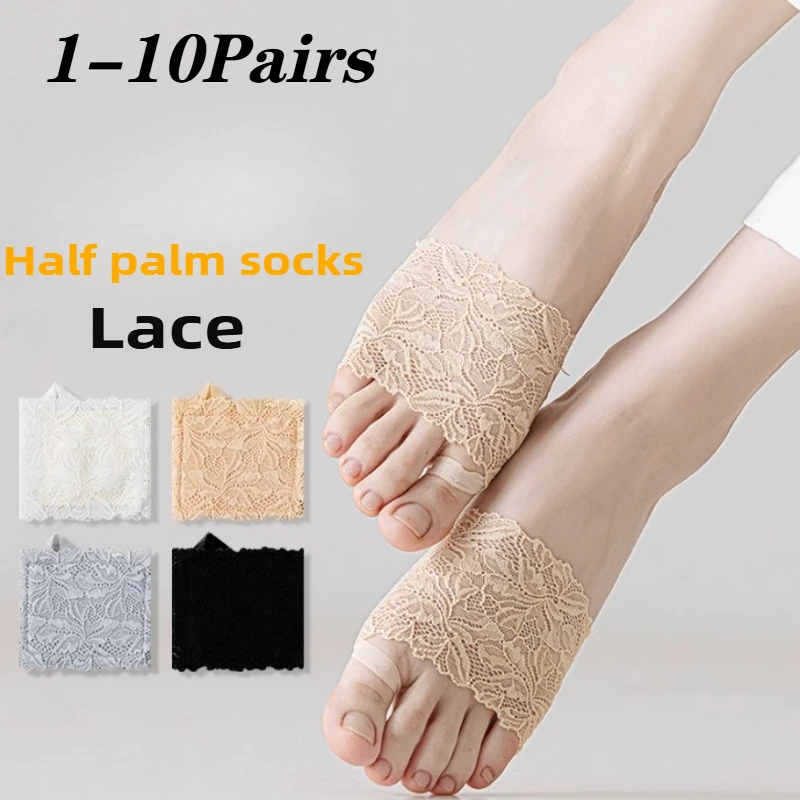 1-10쌍 여성용 레이스 로퍼 양말 논슬립 보이지 않는 - Invisibility Sock Loafer 리뷰 및 가격