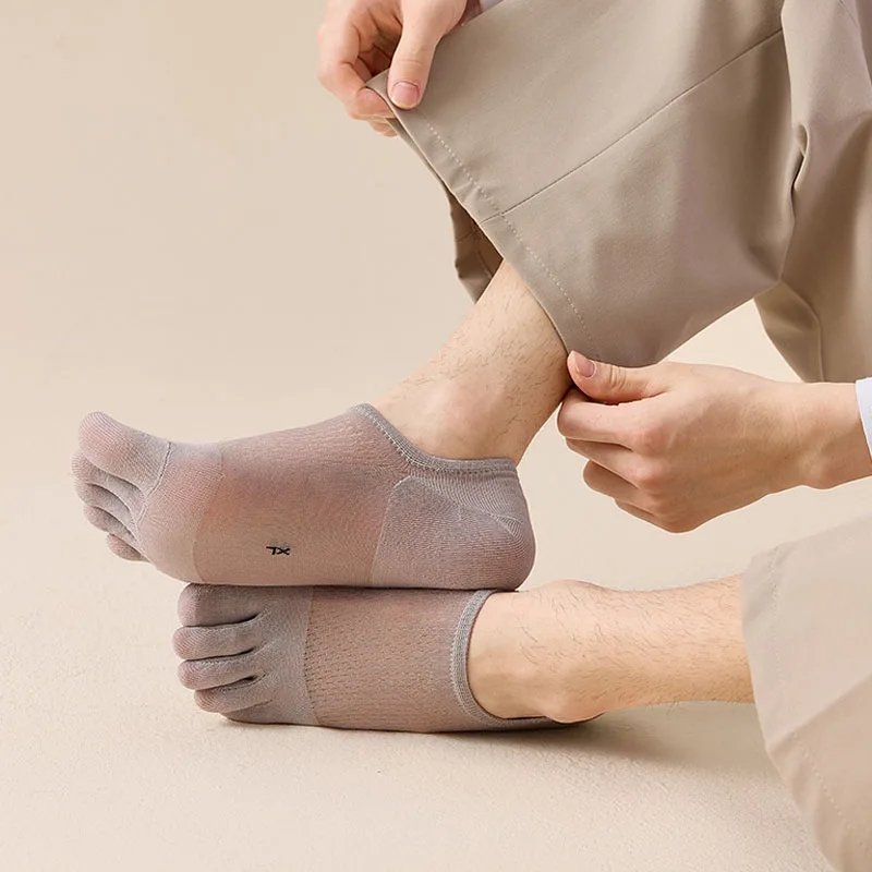 5 쌍 남성 여름 얇은 발가락 양말 발목 메쉬 통기성  - Ankle Sock Low Cut 리뷰 및 가격