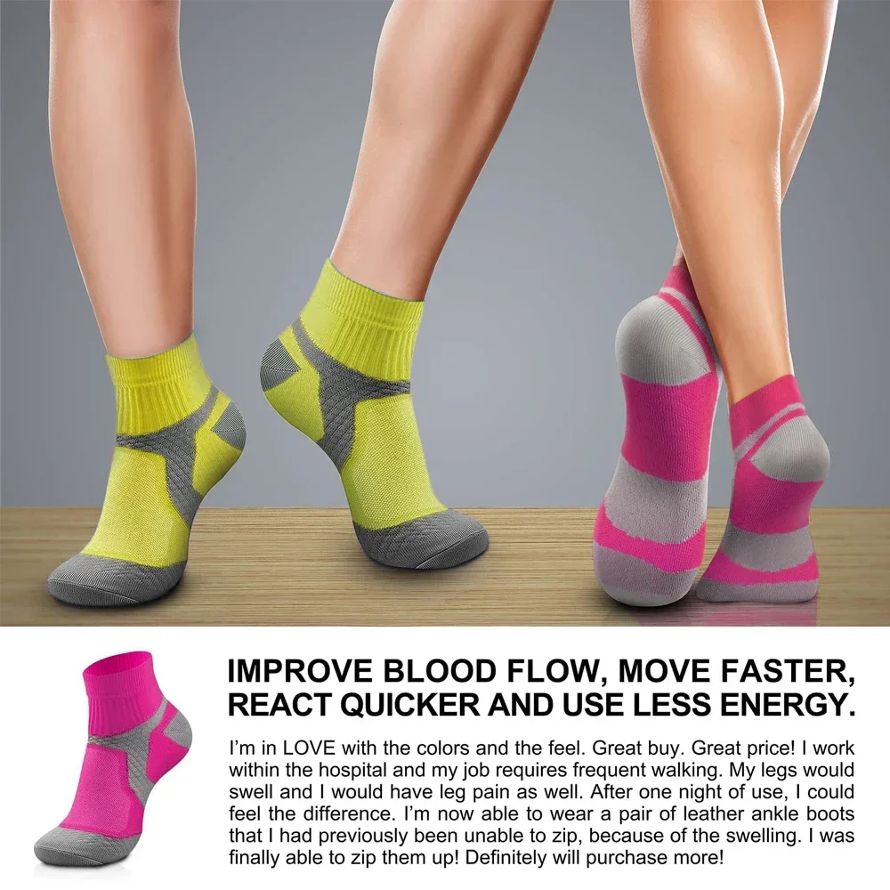 남성과 여성 순환을 위한 1쌍 스포츠 압축 양말 - 운 - Compression Sock Medical 리뷰 및 가격