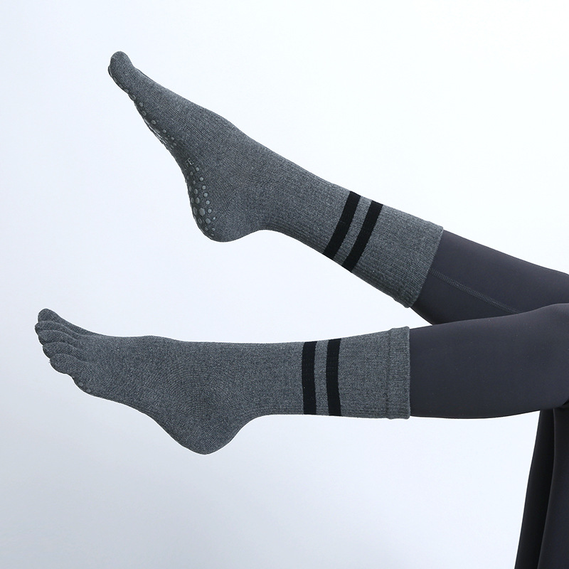 여성용 미끄럼 방지 다섯 손가락 요가 양말, 미드 튜브 - Knee High Sock Women 리뷰 및 가격